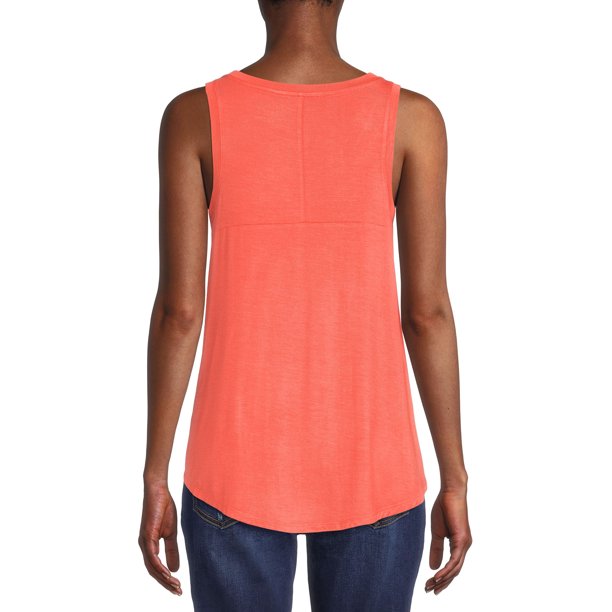Time and Tru Women's High Low Tank Top