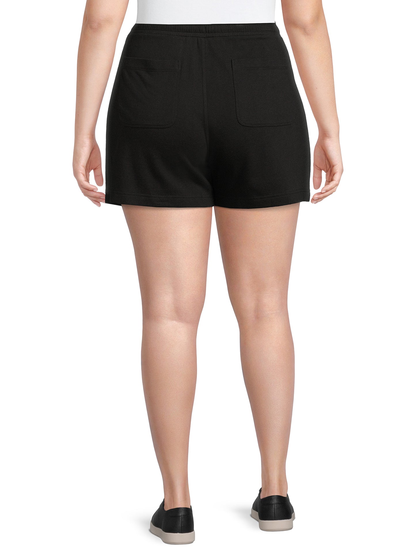 Terra and Sky Womens Plus Size Pull On Knit Shorts