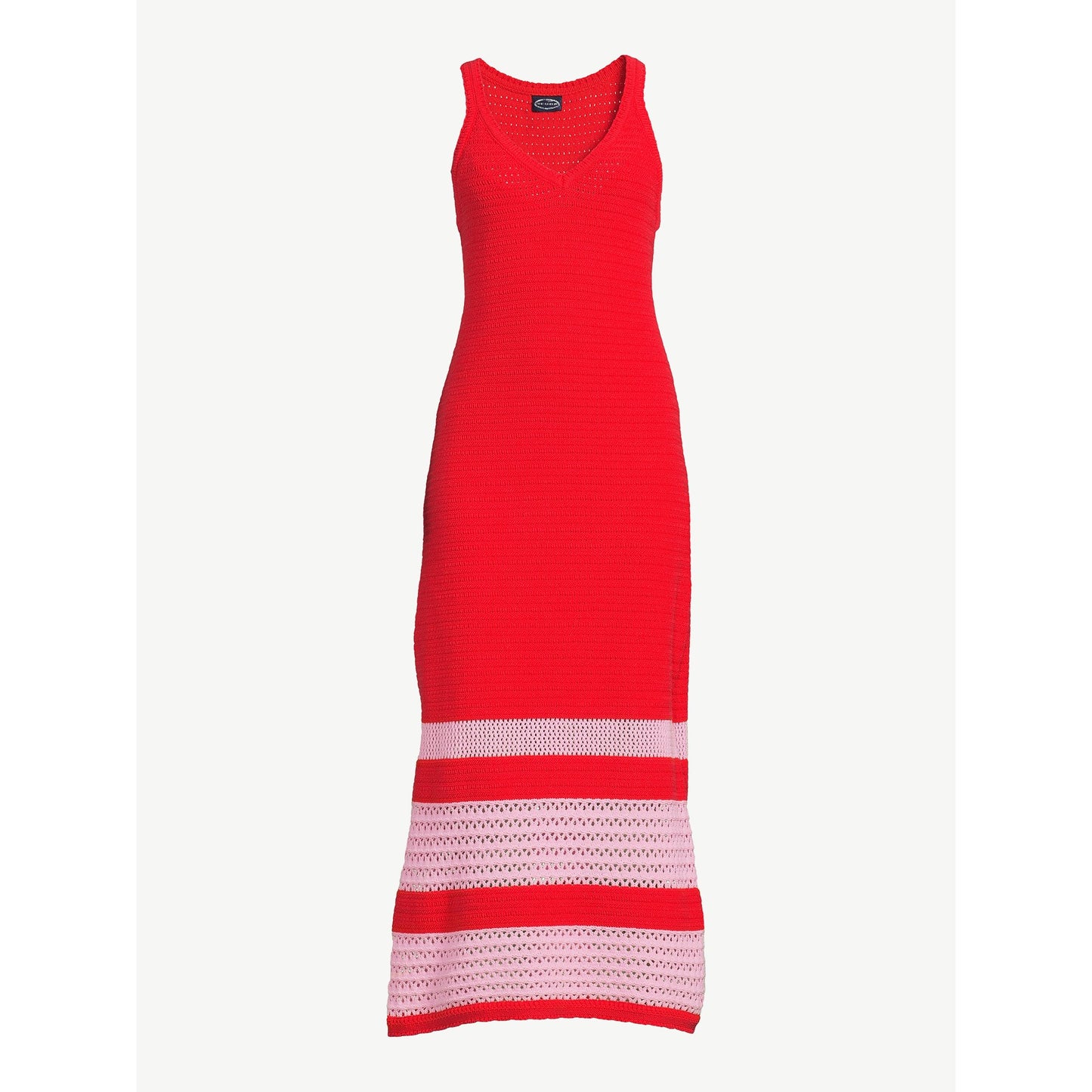 Scoop Womens Crochet Shift Dress