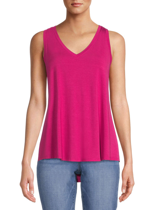 Time and Tru Women's High Low Tank Top