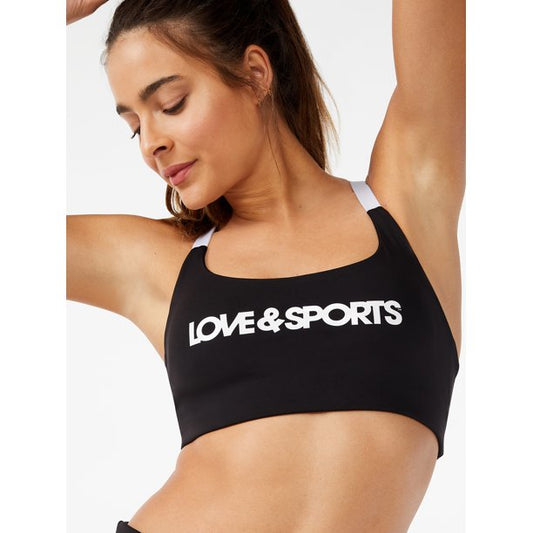 Love & Sports Womens Kikki Compression Sports Bra