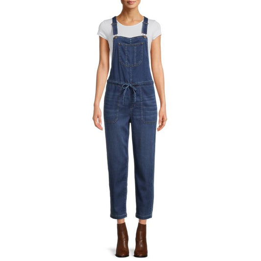 Time and Tru Women's Denim Overall with Pockets