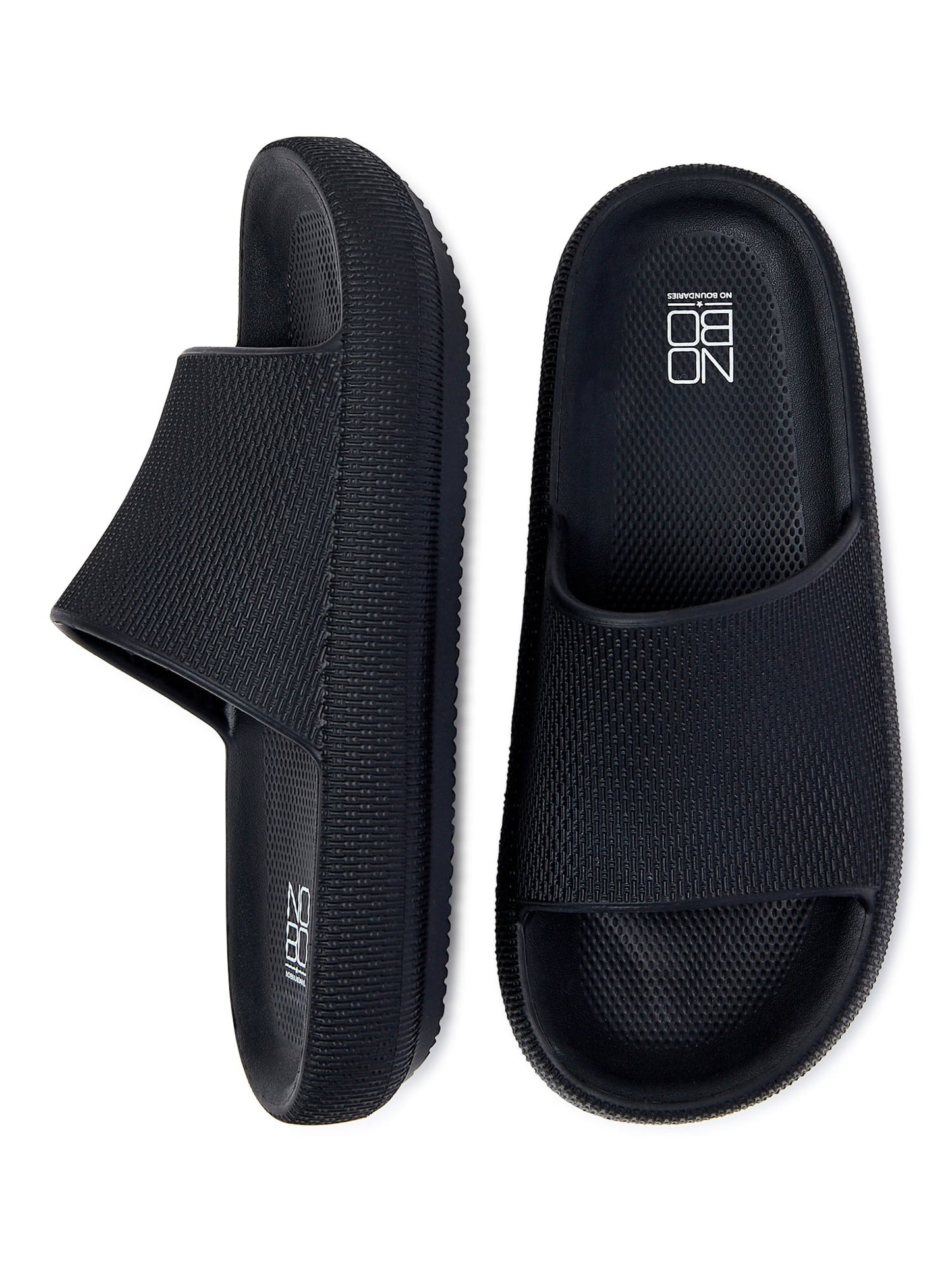 No Boundaries Womens Comfort Slide Sandals