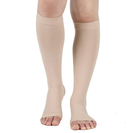 AMZAM Compression Socks Knee-Hi Toe Open Unisex