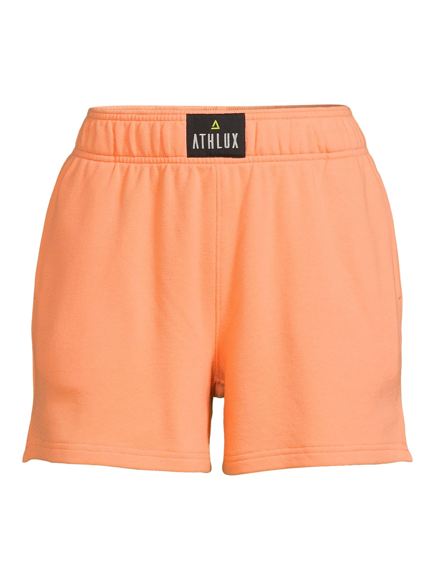 Athlux Womens Active High Waist French Terry Shorts