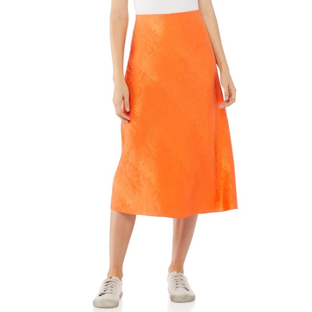 Scoop  Women's Midi Slip Skirt