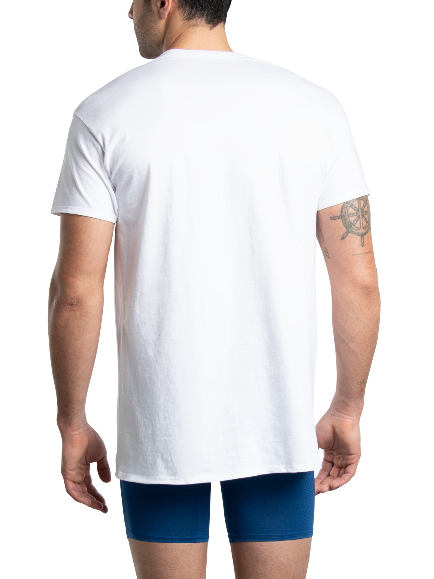 Fruit of the Loom Premium Mens White Crew Undershirt, 4 Pack